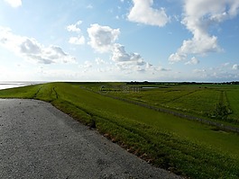 北海,堤防工程,堤道