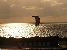 kitesurfer,风筝,水上运动