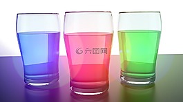 玻璃,玻璃,水