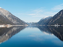 湖,achensee,奥地利