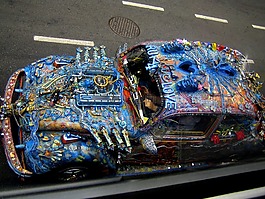 瘋狂,overpainted,車