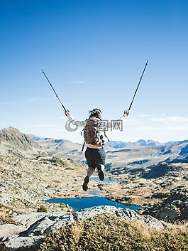 山,谷,景觀