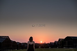 人,女子,女孩