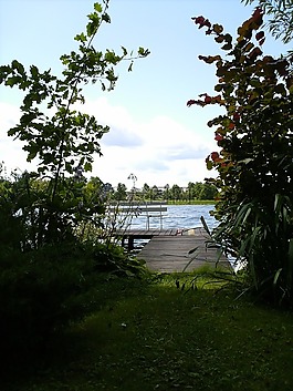 湖,視圖,景觀