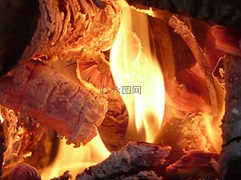 余燼,火,熱