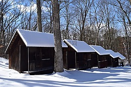 雪,小屋,農(nóng)村
