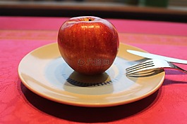蘋果,水果,紅色