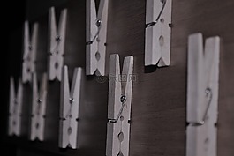 掛,clothespin,洗衣
