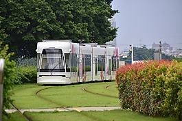 廣州,電車,白