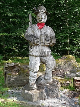 獵人,waldmann,holzfigur