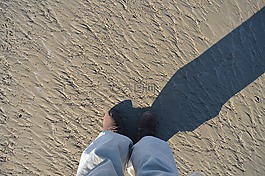 腳,砂,海灘