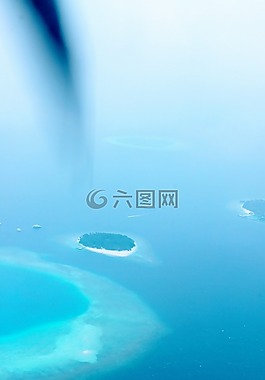 马尔代夫,岛,蓝色