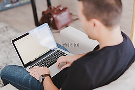 鍵入,工作,macbook