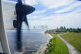 马尔代夫,岛,蓝色