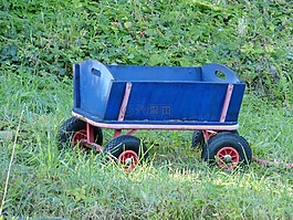 木車,藍(lán)色,木