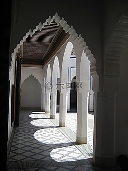 morrocco,拱门,阴影
