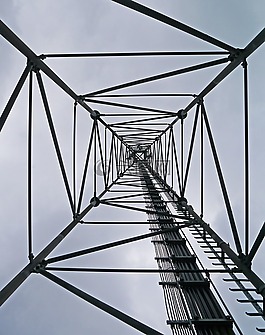 移動電話桅桿,輕量級的建設,扣板