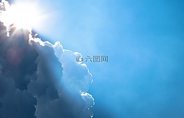 日出,陽(yáng)光,云