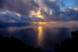 平静,海,海洋