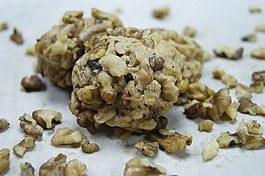 餅干,核桃,烤
