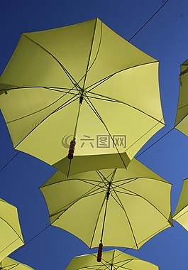 傘,山丹丹,街道裝飾