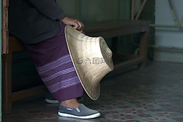 女人,帽子,等待