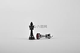 黑色和白色,棋,片