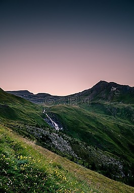 山,高原,天空
