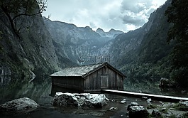 山,高原,云