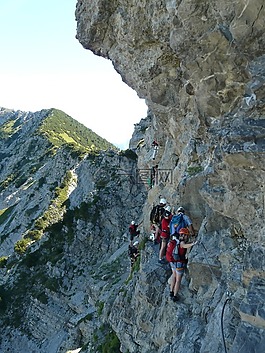攀登,登山者,bergtour