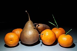 柑橘屬水果,梨,靜物