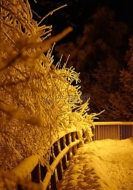 霞慕尼,冬天,降雪