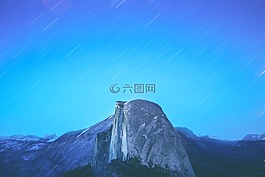 山,高原,藍色