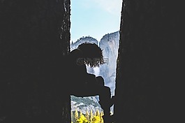 小山,懸崖,景觀