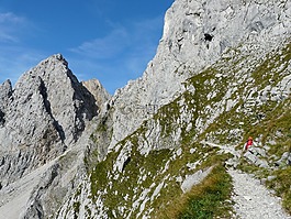 gams?ngersteig,攀登,中等難度