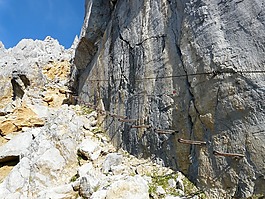 gamsängersteig,攀登,猎人墙