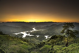 戶外活動(dòng),早上,霧