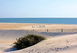 海滩,海风,砂侵蚀控制