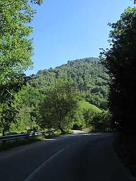 道路,apuseni 山,特蘭西瓦尼亞