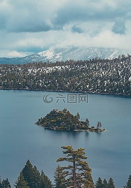 山,高原,云
