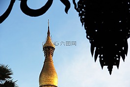 偉大,佛,廟