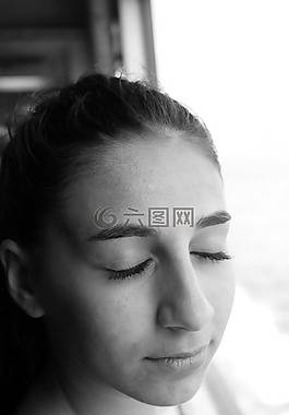 女孩,臉,頭發(fā)