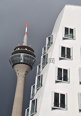 · 蓋里建筑,杜塞爾多夫,媒體海港