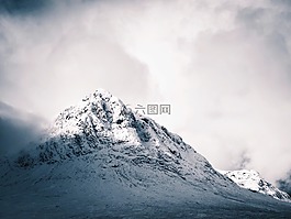 山,高原,云