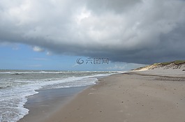 丹麥,北海,海灘