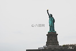 自由,雕像,雕塑
