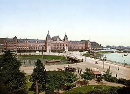 火車站,photochrom,中央火車站