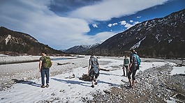山,高原,云