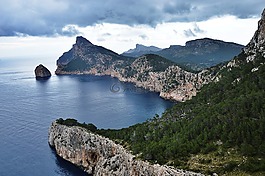 馬洛卡,巖質(zhì)海岸,寬