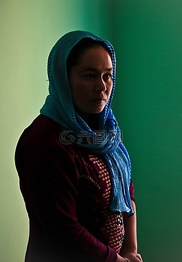 阿富汗,頭自動換行,女子
